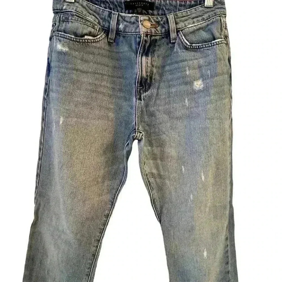 Sanctuary Women's Distressed Charli Denim Jeans Blue Size 27 Mid Rise - Picture 4 of 16